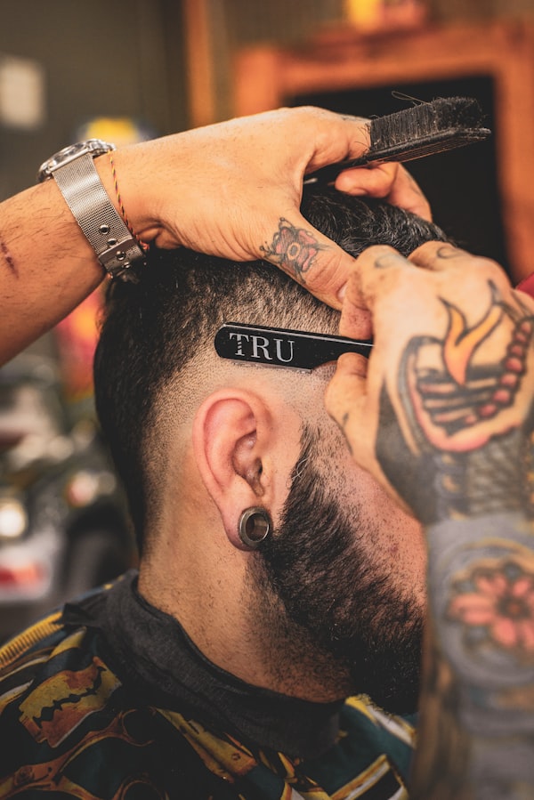Corte degradê moderno